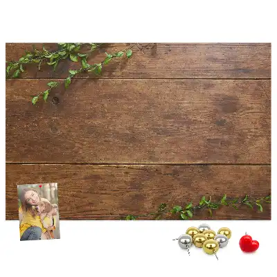 Nástěnka korková Rustikální dřevo
