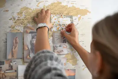 Korková nástěnka Politická mapa světa