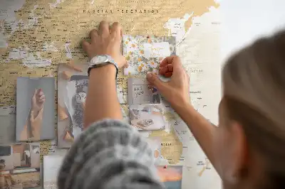 Korková nástěnka Politická mapa světa
