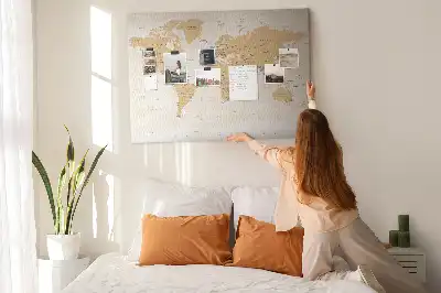Korková nástěnka Politická mapa světa