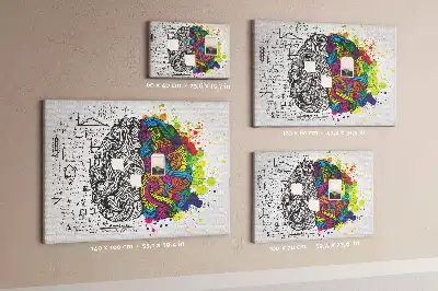 Nástěnka do dětského pokoje Abstrakce mozku