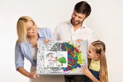 Nástěnka do dětského pokoje Abstrakce mozku