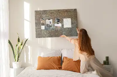 Korková nástěnka Rez na kovu
