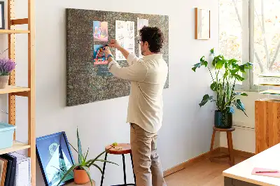 Korková nástěnka Rez na kovu