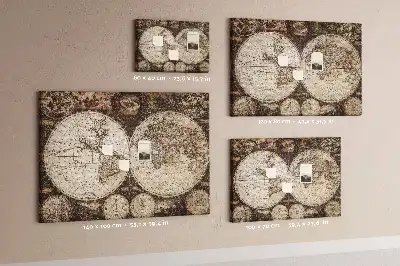 Korková nástěnka Klasický atlas z dávných let