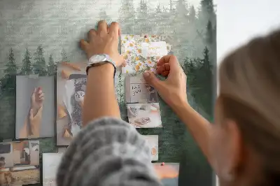 Nástěnka do dětského pokoje Mlžný les