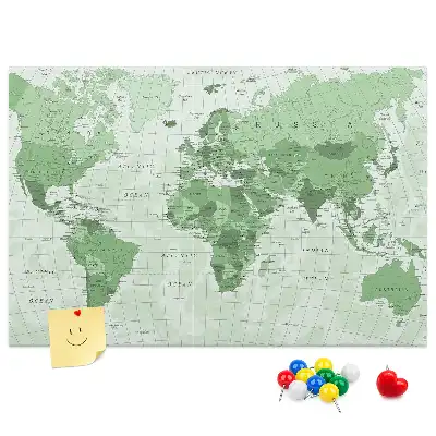 Korková tabule Politická mapa světa