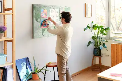 Korková tabule Politická mapa světa