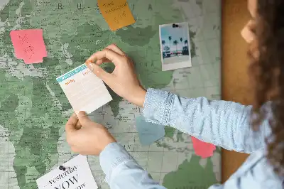 Korková tabule Politická mapa světa