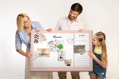 Korková nástěnka s plánovačem a zápisníkem