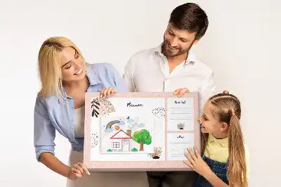 Korková nástěnka s plánovačem a zápisníkem