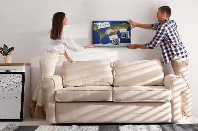 Korková nástěnná mapa světa
