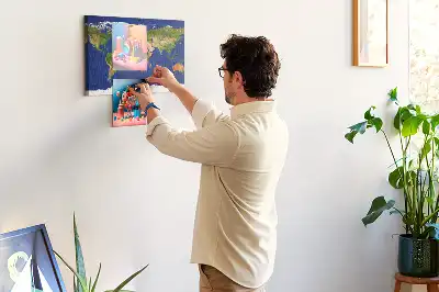 Korková nástěnná mapa světa