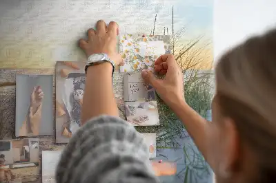 Nástěnka do dětského pokoje Západ slunce na pláži