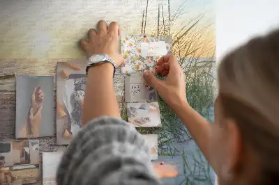Nástěnka do dětského pokoje Západ slunce na pláži