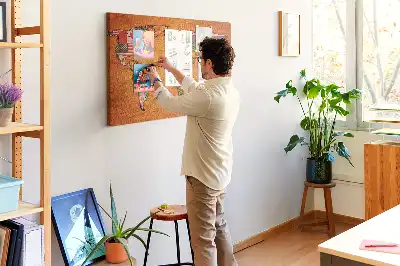 Nástěnka do dětského pokoje Mapa světa s vlajkami