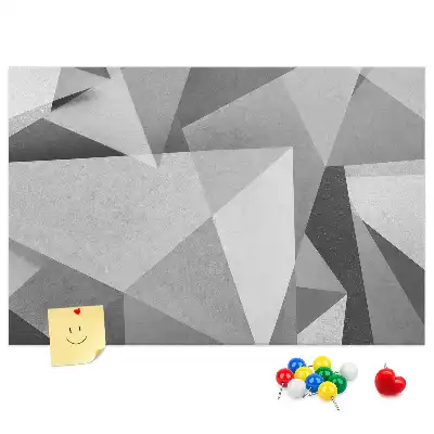 Nástěnka korková 3D abstrakce