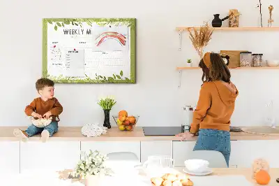 Nástěnka do dětského pokoje Týdenní menu