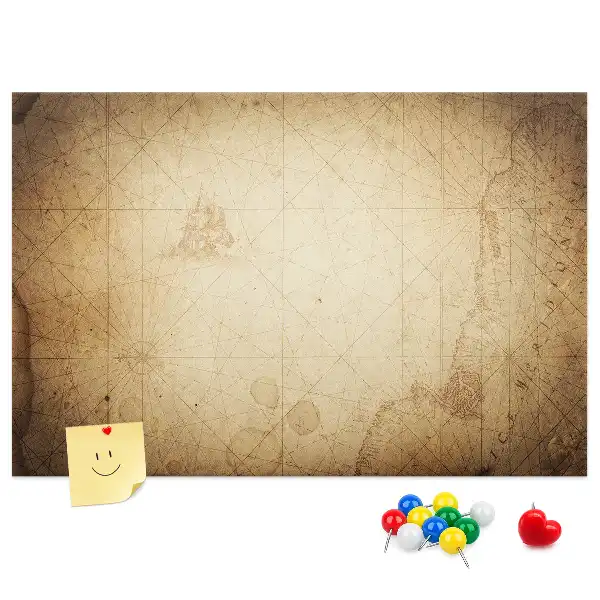 Korková tabule Mapa starého světa
