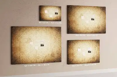 Korková tabule Mapa starého světa