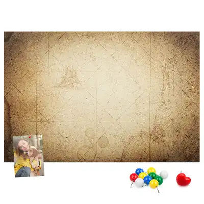 Korková tabule Mapa starého světa