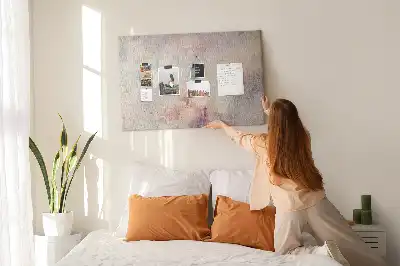 Nástěnka do dětského pokoje Malovaná abstrakce
