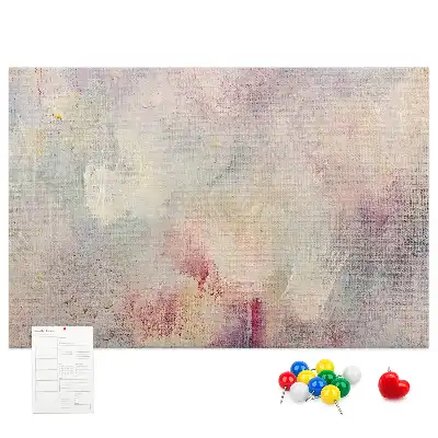 Nástěnka do dětského pokoje Malovaná abstrakce