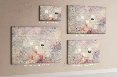 Nástěnka do dětského pokoje Malovaná abstrakce