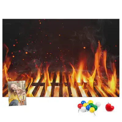 Korková nástěnka Gril