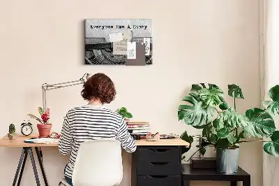 Nástěnka do dětského pokoje Každý má svůj příběh