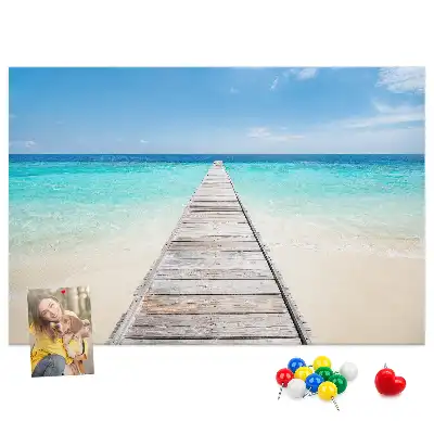 Korková nástěnka Tropický ostrov