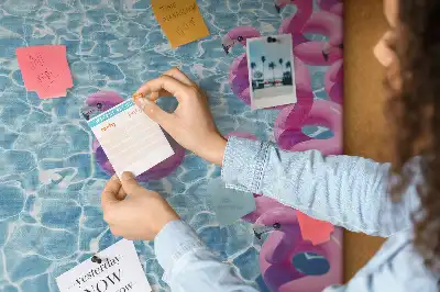 Nástěnka korková Pampeliškové plameňáci