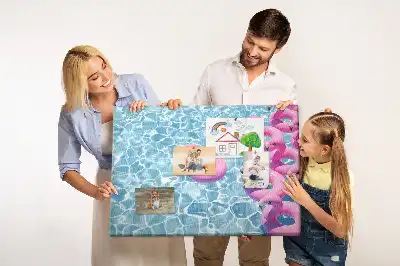 Nástěnka korková Pampelišky a plameňáci