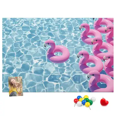Nástěnka korková Pampeliškové plameňáci