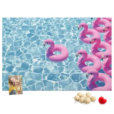 Nástěnka korková Pampeliškové plameňáci