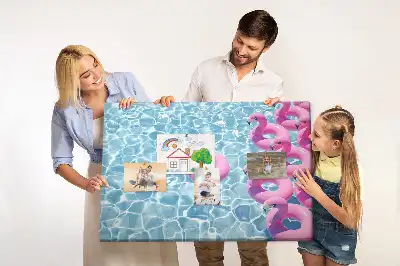 Nástěnka korková Pampeliškové plameňáci
