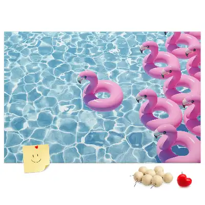 Nástěnka korková Pampeliškové plameňáci