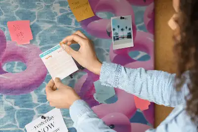 Nástěnka korková Pampeliškové plameňáci