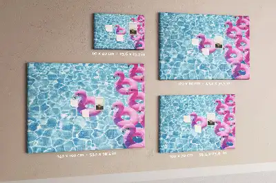 Nástěnka korková Pampeliškové plameňáci