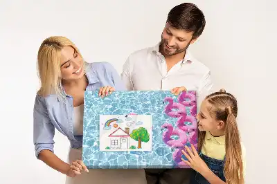 Nástěnka korková Pampeliškové plameňáci