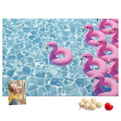 Nástěnka korková Pampelišky a plameňáci