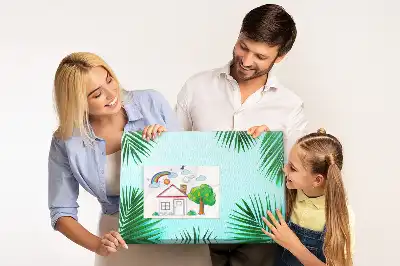 Nástěnka korková Tropické listy