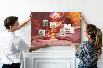 Nástěnka do dětského pokoje Antilopí kaňon