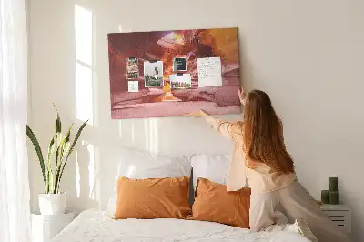 Nástěnka do dětského pokoje Antilopí kaňon