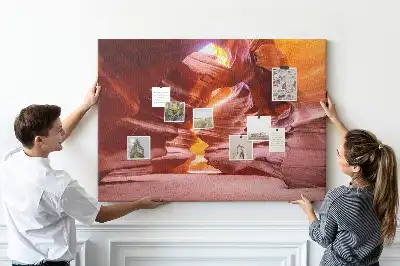 Nástěnka do dětského pokoje Antilopí kaňon