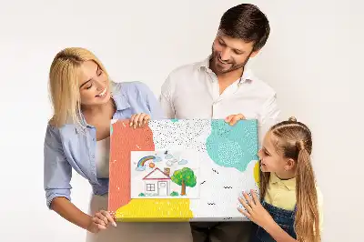 Korková nástěnka Abstrakce POP