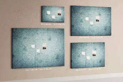 Nástěnka do dětského pokoje Starožitná mapa
