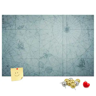 Nástěnka do dětského pokoje Starožitná mapa
