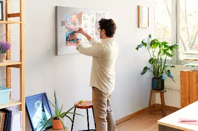 Nástěnka korková Podrobná mapa světa