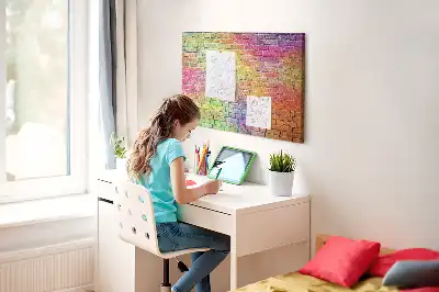 Korková tabule Malovaná zeď